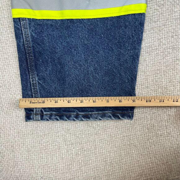Wrangler Riggs FR Jeans Men’s 46x34 Cat 2 2112 Flame Resistant Blue High Vis - Picture 11 of 11